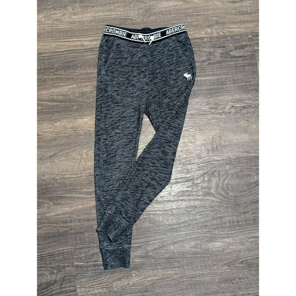 Abercrombie & Fitch Other - Abercrombie Kids Size 9/10 Gray Heather Logo Waistband Joggers / Sweatpants
